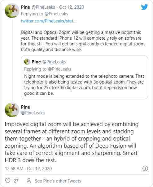 iPhone 12 sẽ có Face ID nhạy hơn, camera zoom 30x, quay video 4K 240fps, pin lâu hơn - Ảnh 3.