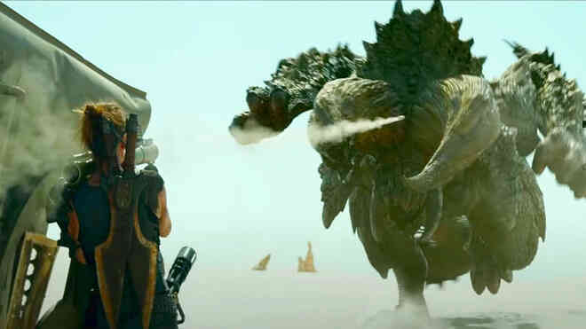 Trailer Monster Hunter lên sóng hé lộ dàn quái vật khổng lồ hung hãn, từ khủng long cát cho đến rồng lửa, đủ cả - Ảnh 2. Trailer Monster Hunter lên sóng hé lộ dàn quái vật khổng lồ hung hãn, từ khủng long cát cho đến rồng lửa, đủ cả - Ảnh 2.
