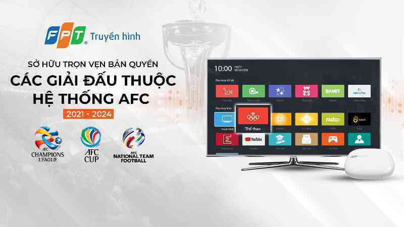 Xem AFC trên hệ thống truyền hình FPT