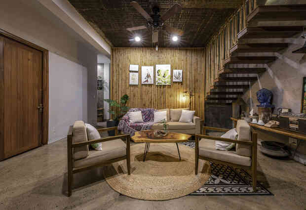 Ngôi nhà 125m2 đẹp như resort của cặp đôi yêu nhau từ cấp ba, đầu tư 2 tỷ với thiết kế đưa gió vào mọi ngóc ngách - Ảnh 6. Ngôi nhà 125m2 đẹp như resort của cặp đôi yêu nhau từ cấp ba, đầu tư 2 tỷ với thiết kế đưa gió vào mọi ngóc ngách - Ảnh 6.