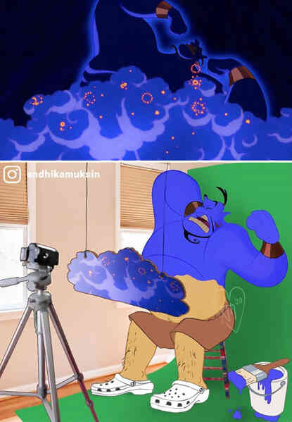 Khi các cảnh quay nổi tiếng của Disney được khán giả "chế" lại ảnh hậu trường thì trông sẽ như thế nào?