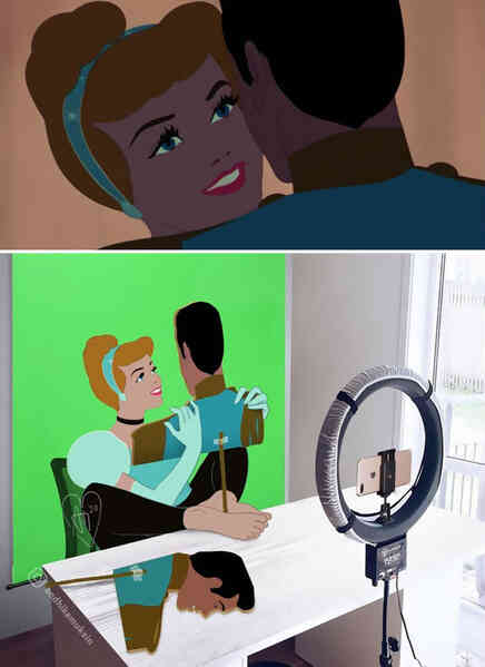 Khi các cảnh quay nổi tiếng của Disney được khán giả chế lại ảnh hậu trường thì trông sẽ như thế nào? - Ảnh 3. Khi các cảnh quay nổi tiếng của Disney được khán giả chế lại ảnh hậu trường thì trông sẽ như thế nào? - Ảnh 3.