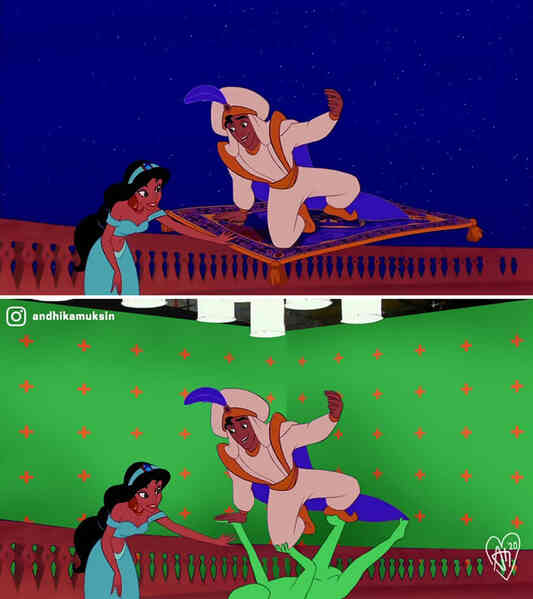Khi các cảnh quay nổi tiếng của Disney được khán giả chế lại ảnh hậu trường thì trông sẽ như thế nào? - Ảnh 4. Khi các cảnh quay nổi tiếng của Disney được khán giả chế lại ảnh hậu trường thì trông sẽ như thế nào? - Ảnh 4.