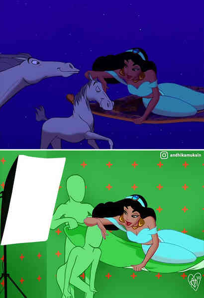 Khi các cảnh quay nổi tiếng của Disney được khán giả chế lại ảnh hậu trường thì trông sẽ như thế nào? - Ảnh 9. Khi các cảnh quay nổi tiếng của Disney được khán giả chế lại ảnh hậu trường thì trông sẽ như thế nào? - Ảnh 9.