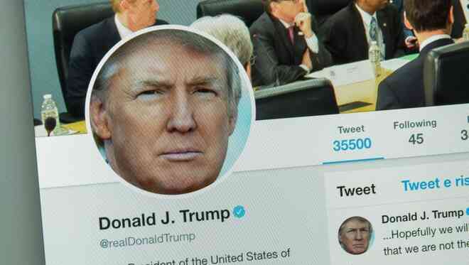 Ông Trump bị hack Twitter