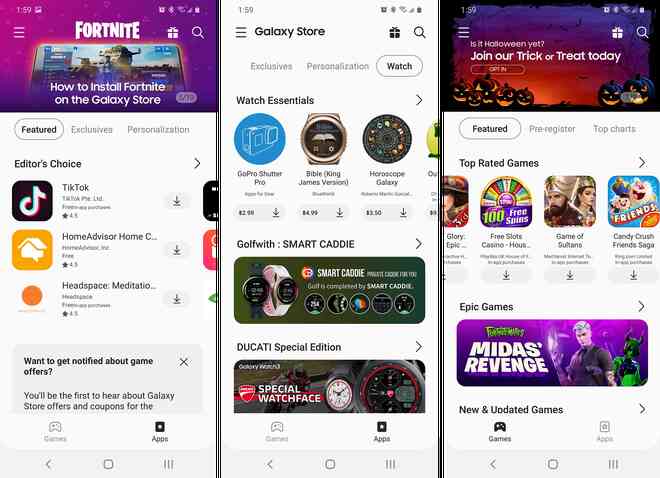 Tận dụng lúc Fortnite bị Google-Apple cấm cửa, Samsung tăng cường quảng bá Galaxy Store