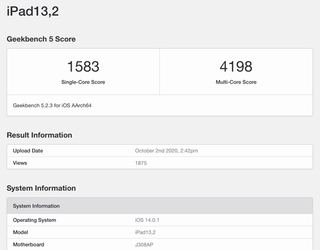 Đã có điểm benchmark của chip A14 Bionic, mạnh hơn cả A13 trên iPhone 11 và A12Z trên iPad Pro - Ảnh 2.
