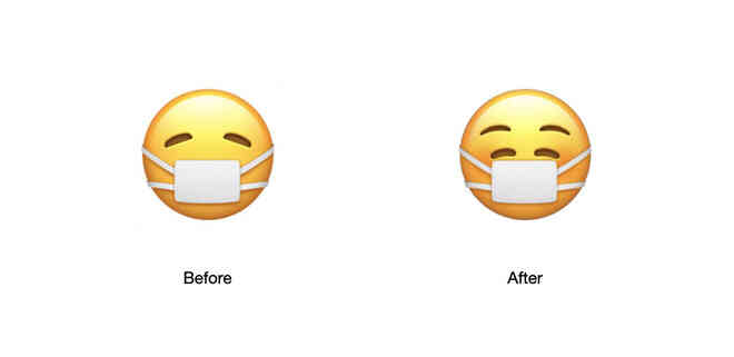 Thay đổi tinh tế đằng sau biểu tượng mặt cười đeo khẩu trang của iOS 14.2