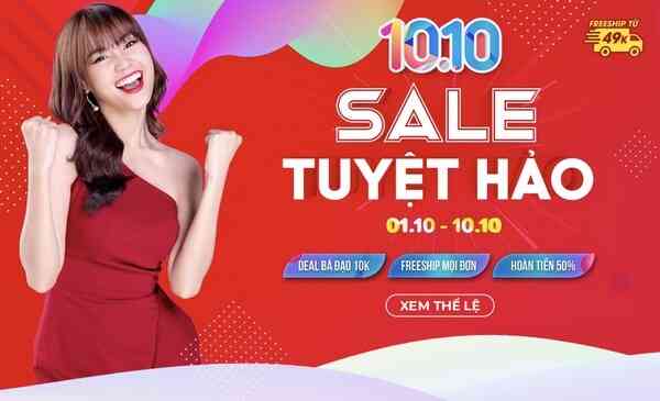 Các sàn thương mại điện tử tiếp tục tung chiêu khuyến mại khủng dịp 10/10