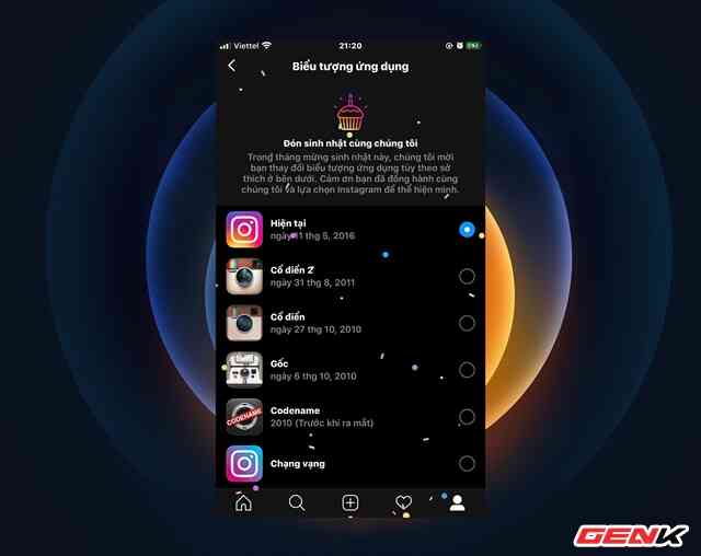 Kỷ niệm sinh nhật 10 năm, Instagram tặng người dùng lựa chọn thay đổi biểu tượng ứng dụng trên Android và iOS - Ảnh 6. Kỷ niệm sinh nhật 10 năm, Instagram tặng người dùng lựa chọn thay đổi biểu tượng ứng dụng trên Android và iOS - Ảnh 6.