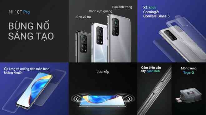Xiaomi Mi 10T Pro ra mắt: Màn hình 144Hz, camera 108MP, Snapdragon 865, giá từ 11.9 triệu đồng - Ảnh 2. Xiaomi Mi 10T Pro ra mắt: Màn hình 144Hz, camera 108MP, Snapdragon 865, giá từ 11.9 triệu đồng - Ảnh 2.