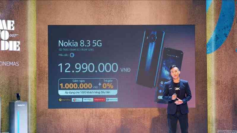 Nokia 8.3 5G về Việt Nam với giá 12,99 triệu đồng