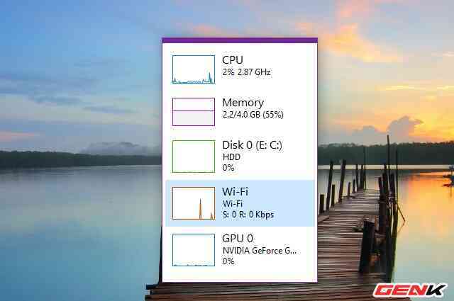 “Độ” Task Manager của Windows 10 thành widget theo dõi trạng thái hệ thống - Ảnh 10. “Độ” Task Manager của Windows 10 thành widget theo dõi trạng thái hệ thống - Ảnh 10.