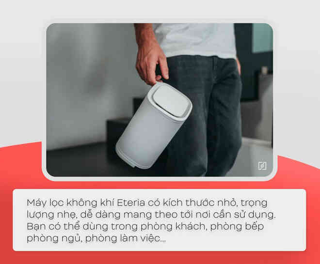 Máy lọc không khí Eteria: Siêu thân thiện môi trường, lõi lọc dùng mãi không cần thay thế, thiết kế siêu đẹp, nhiều tính năng hay, giá chỉ từ 4 triệu - Ảnh 2.