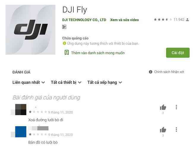 Ứng dụng DJI Fly hiện đường lưỡi bò phi pháp ảnh 2 Ung dung DJI Fly hien duong luoi bo phi phap anh 2
