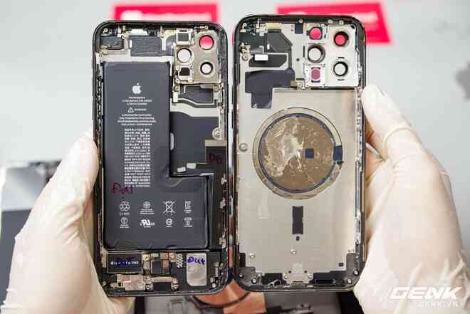 Mổ bụng iPhone 12 Pro Max tại Việt Nam: pin chữ L dung lượng 3.687mAh, camera sau vừa to vừa dài - Ảnh 26. Mổ bụng iPhone 12 Pro Max tại Việt Nam: pin chữ L dung lượng 3.687mAh, camera sau vừa to vừa dài - Ảnh 26.