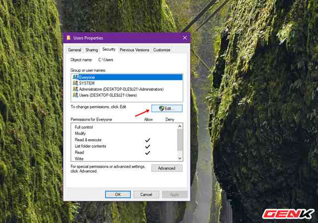 Sửa lỗi “Permission to access this folder” khi truy cập vào thư mục trong Windows 10 - Ảnh 3. Sửa lỗi “Permission to access this folder” khi truy cập vào thư mục trong Windows 10 - Ảnh 3.