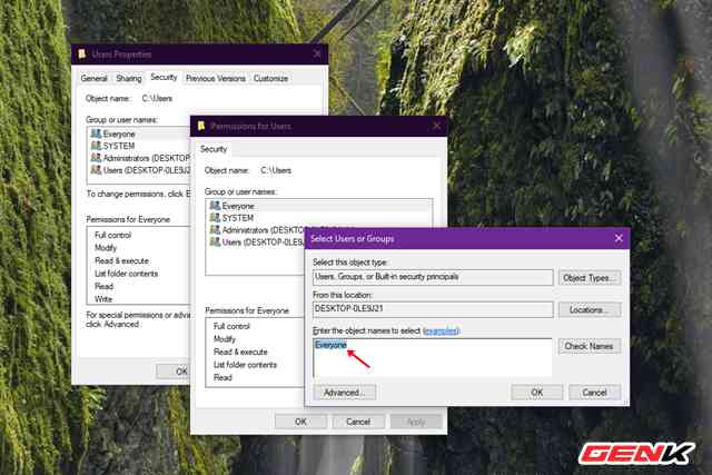 Sửa lỗi “Permission to access this folder” khi truy cập vào thư mục trong Windows 10 - Ảnh 5. Sửa lỗi “Permission to access this folder” khi truy cập vào thư mục trong Windows 10 - Ảnh 5.