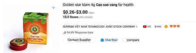 Cao Sao Vàng huyền thoại của Việt Nam giờ thành hàng hot trên các sàn mua bán thế giới, giá lên tới cả triệu đồng mỗi hộp - Ảnh 2.