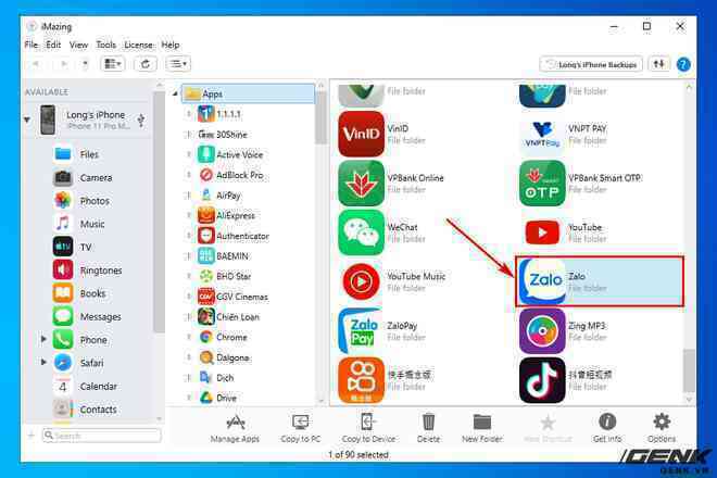 Hướng dẫn sao lưu, khôi phục dữ liệu ứng dụng trên iPhone và iPad - Ảnh 11. Hướng dẫn sao lưu, khôi phục dữ liệu ứng dụng trên iPhone và iPad - Ảnh 11.