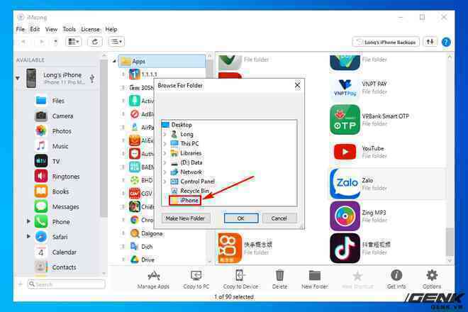 Hướng dẫn sao lưu, khôi phục dữ liệu ứng dụng trên iPhone và iPad - Ảnh 13. Hướng dẫn sao lưu, khôi phục dữ liệu ứng dụng trên iPhone và iPad - Ảnh 13.