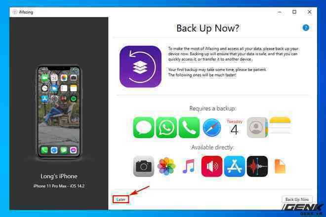 Hướng dẫn sao lưu, khôi phục dữ liệu ứng dụng trên iPhone và iPad - Ảnh 9. Hướng dẫn sao lưu, khôi phục dữ liệu ứng dụng trên iPhone và iPad - Ảnh 9.