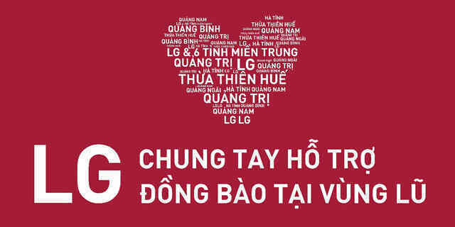 LG chung tay hỗ trợ đồng bào tại vùng lũ với các hoạt động thiết thực