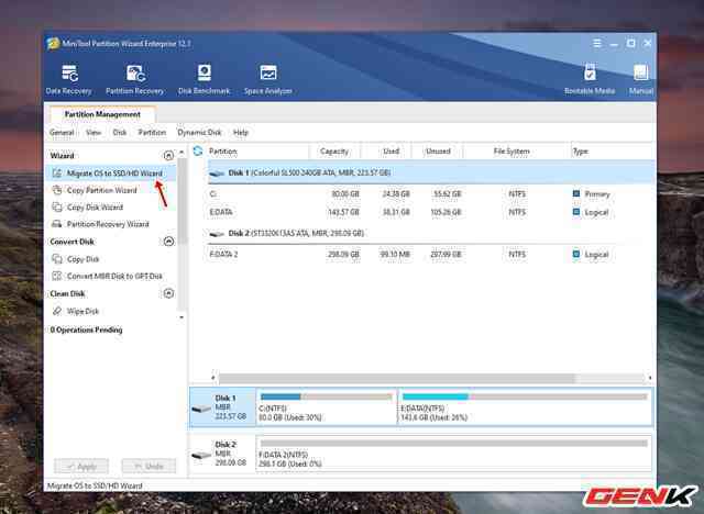 Cách chuyển hệ điều hành Windows từ HDD sang SSD mà không cần cài mới lại - Ảnh 4. Cách chuyển hệ điều hành Windows từ HDD sang SSD mà không cần cài mới lại - Ảnh 4.