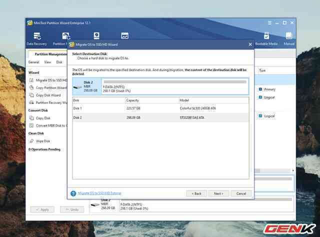 Cách chuyển hệ điều hành Windows từ HDD sang SSD mà không cần cài mới lại - Ảnh 6. Cách chuyển hệ điều hành Windows từ HDD sang SSD mà không cần cài mới lại - Ảnh 6.