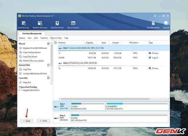 Cách chuyển hệ điều hành Windows từ HDD sang SSD mà không cần cài mới lại - Ảnh 9. Cách chuyển hệ điều hành Windows từ HDD sang SSD mà không cần cài mới lại - Ảnh 9.