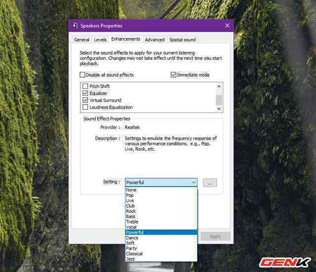 Khám phá những tùy chỉnh giúp cải thiện chất lượng âm thanh trong Windows 10 - Ảnh 15. Khám phá những tùy chỉnh giúp cải thiện chất lượng âm thanh trong Windows 10 - Ảnh 15.