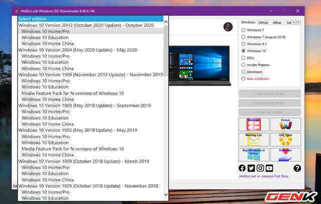 Cách tải và tạo bộ cài đặt Windows 10 October 2020 Update 20H2 bằng USB - Ảnh 5. Cách tải và tạo bộ cài đặt Windows 10 October 2020 Update 20H2 bằng USB - Ảnh 5.