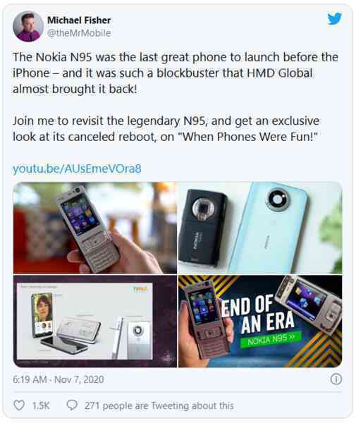 Hình ảnh nguyên mẫu Nokia N95 bị HMD khai tử