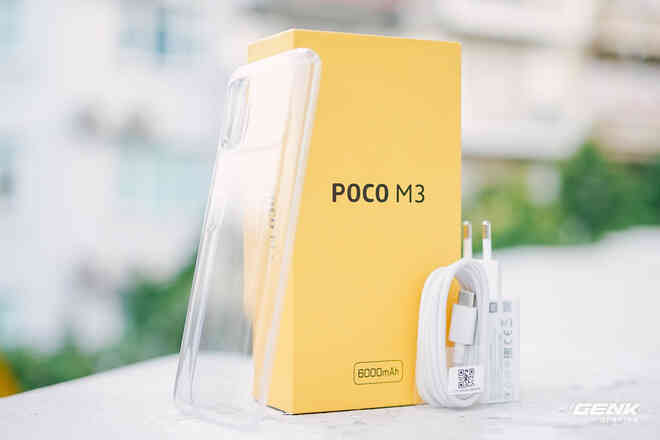 Trên tay POCO M3: Chỉ hơn 3 triệu đồng đã có mặt lưng giả da, loa kép, camera 48MP, pin khủng 6000mAh