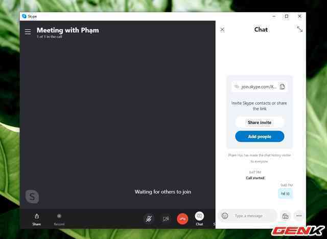 “Meet Now” ở Windows 10 là gì? Và làm thế nào để sử dụng nó? - Ảnh 8. “Meet Now” ở Windows 10 là gì? Và làm thế nào để sử dụng nó? - Ảnh 8.