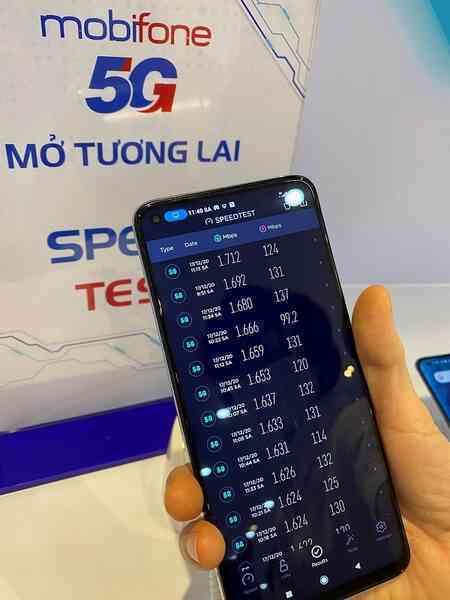 Trải nghiệm thực tế mạng 5G MobiFone: Tốc độ download “lập đỉnh” với hơn 1,7Gbps