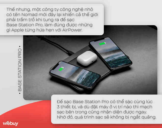 Đế sạc AirPower của Apple “đi vào dĩ vãng” nhưng đã có phiên bản đời thực tuyệt đẹp, sạc 3 máy cùng lúc, giá từ 3.7 triệu - Ảnh 2.