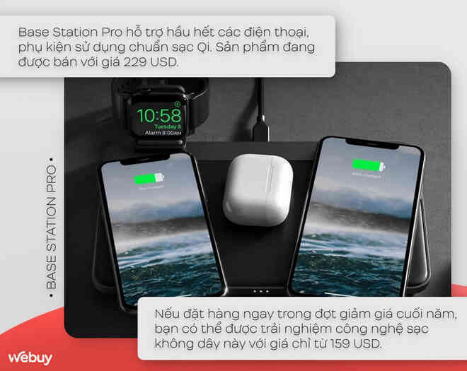 Đế sạc AirPower của Apple “đi vào dĩ vãng” nhưng đã có phiên bản đời thực tuyệt đẹp, sạc 3 máy cùng lúc, giá từ 3.7 triệu - Ảnh 5.