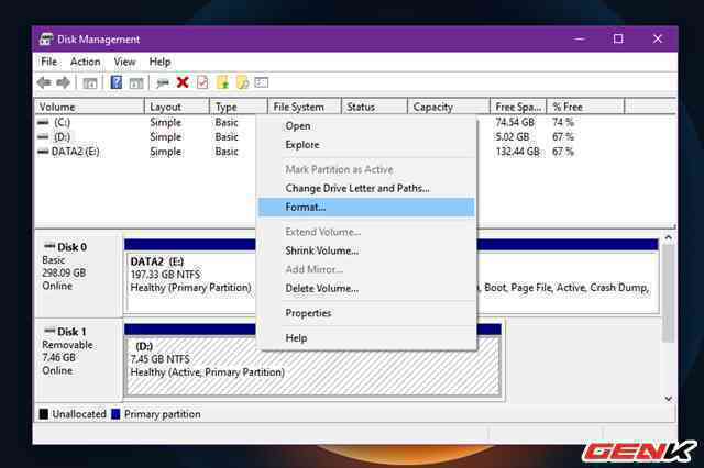 Sửa lỗi USB hoặc thẻ nhớ SD không thể format ở Windows 10 - Ảnh 3. Sửa lỗi USB hoặc thẻ nhớ SD không thể format ở Windows 10 - Ảnh 3.