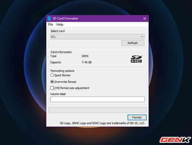 Sửa lỗi USB hoặc thẻ nhớ SD không thể format ở Windows 10 - Ảnh 9. Sửa lỗi USB hoặc thẻ nhớ SD không thể format ở Windows 10 - Ảnh 9.