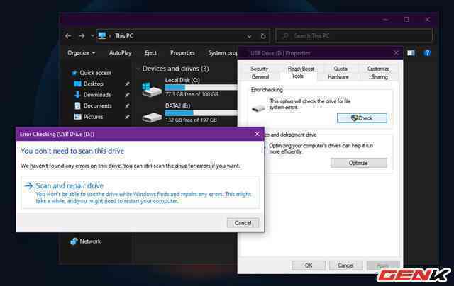 Sửa lỗi USB hoặc thẻ nhớ SD không thể format ở Windows 10 - Ảnh 10. Sửa lỗi USB hoặc thẻ nhớ SD không thể format ở Windows 10 - Ảnh 10.