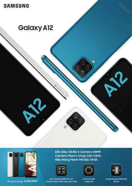 Galaxy A12 và Galaxy A02s ra mắt tại VN: Camera 48MP chụp cận cảnh, pin khủng 5000mAh, giá từ 3.2 triệu đồng - Ảnh 3. Galaxy A12 và Galaxy A02s ra mắt tại VN: Camera 48MP chụp cận cảnh, pin khủng 5000mAh, giá từ 3.2 triệu đồng - Ảnh 3.