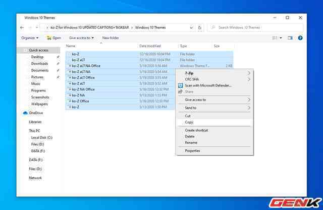 Hướng dẫn cài ko-Z for Windows 10, thêm một giao diện nền tối cực chất dành cho bạn - Ảnh 15. Hướng dẫn cài ko-Z for Windows 10, thêm một giao diện nền tối cực chất dành cho bạn - Ảnh 15.
