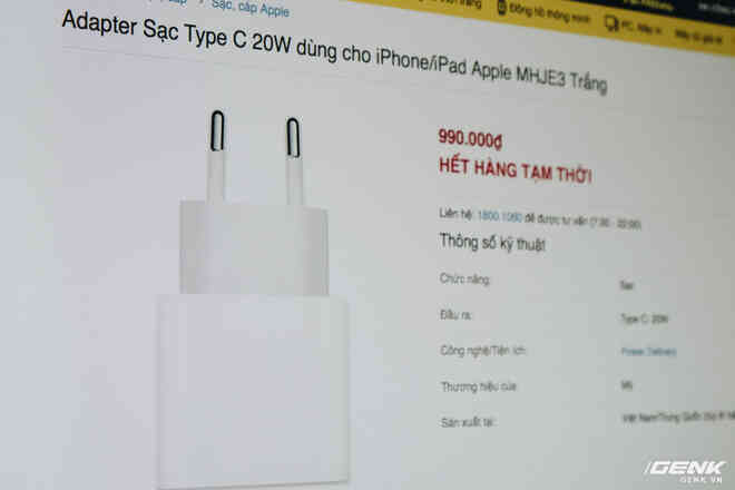 Đánh giá củ sạc Apple 20W đang cháy hàng tại Việt Nam: Giá cao nhưng chẳng có gì đặc biệt - Ảnh 3.