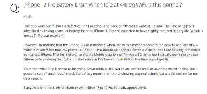 Một số người dùng iPhone 12 Pro phàn nàn tình trạng máy hao pin không rõ lý do - Ảnh 2. Một số người dùng iPhone 12 Pro phàn nàn tình trạng máy hao pin không rõ lý do - Ảnh 2.