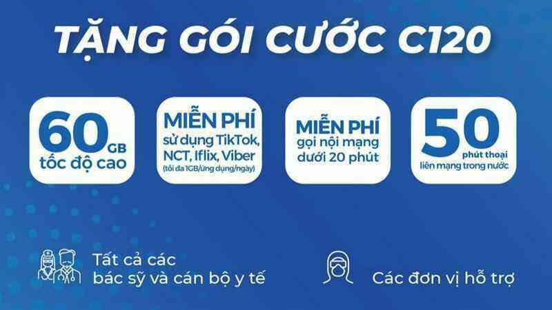 Hướng dẫn cách nhận gói cước tri ân C120 với 60GB Data tốc độ cao của MobiFone