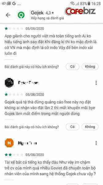Ngày khởi đầu đầy sóng gió của Gojek tại Việt Nam: Ăn bão 1 sao vì thiếu tối ưu cho người dùng Việt