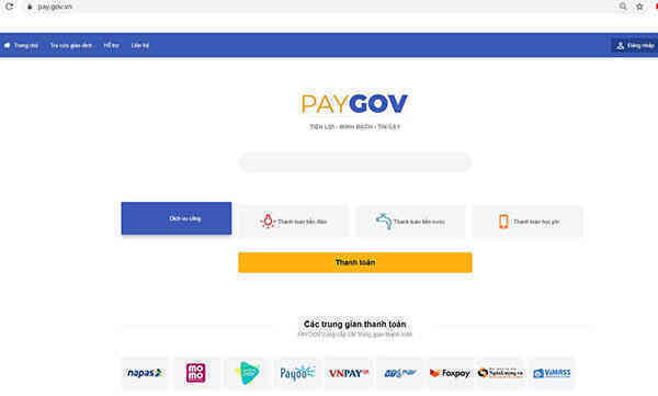 Đã có 10 bộ, tỉnh kết nối Cổng dịch vụ công với hệ thống PayGov