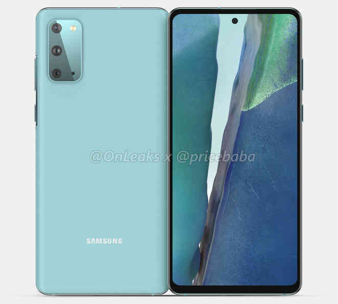 Galaxy S20 FE lộ ảnh render: Vỏ nhựa, chip Snapdragon 865, giá 17.5 triệu đồng