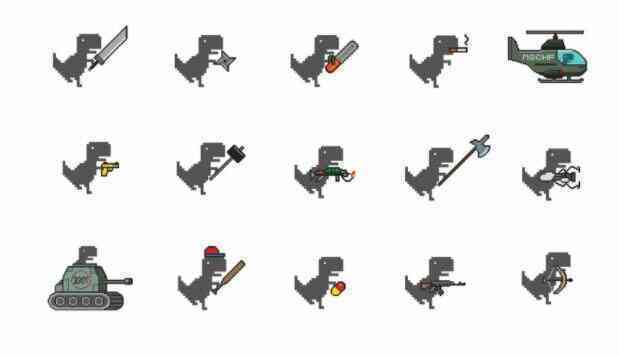 Tựa game Khủng long mất mạng của Chrome nhận được bản mod siêu xịn với 26 món vũ khí lợi hại - Ảnh 2. Tựa game Khủng long mất mạng của Chrome nhận được bản mod siêu xịn với 26 món vũ khí lợi hại - Ảnh 2.